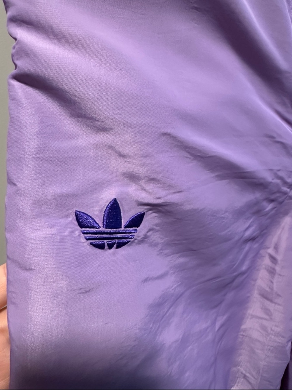 adidas Originals Women’s Lavender Wide-Straight Leg Track Pants IC5443 2XS - Picture 2 of 9